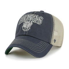 Georgetown Hoyas Vintage Tuscaloosa '47 Clean Up Trucker NCAA Cap Navy Taass for sale