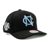 North Carolina Tar Heels Wool Pro Pinch Strapback NCAA Cap Black Fashion