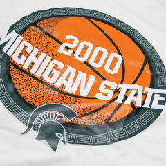 Michigan State Spartans 2000 March Madness NCAA T-Shirt White Taass for sale