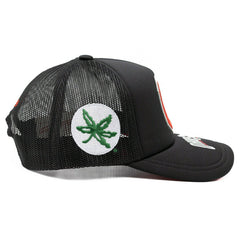 Ohio State Buckeyes Origins Mitchell & Ness NCAA Trucker Cap Black Taass US