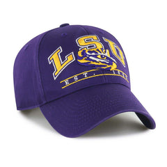 LSU Tigers Fletcher '47 MVP Adjustable NCAA Cap Purple Lifestyle