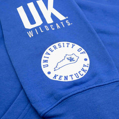 Kentucky Wildcats Colorblock Badge NCAA Hoodie Lifestyle