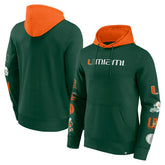 Miami Hurricanes Colorblock Badge NCAA Hoodie Taass US