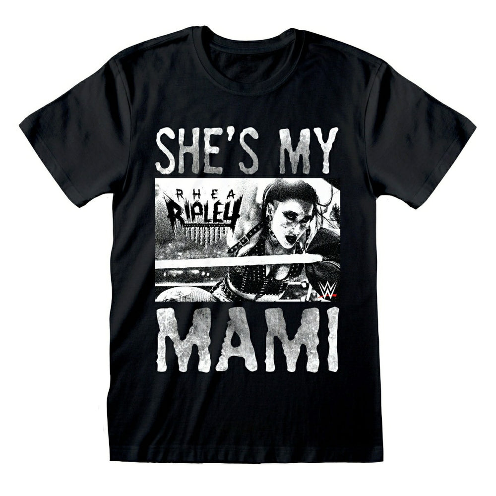 Rhea Ripley She's My Mami WWE T-Shirt Black Fashion