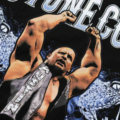 Stone Cold Steve Austin Rattlesnake WWE Legend T-Shirt Black Lifestyle