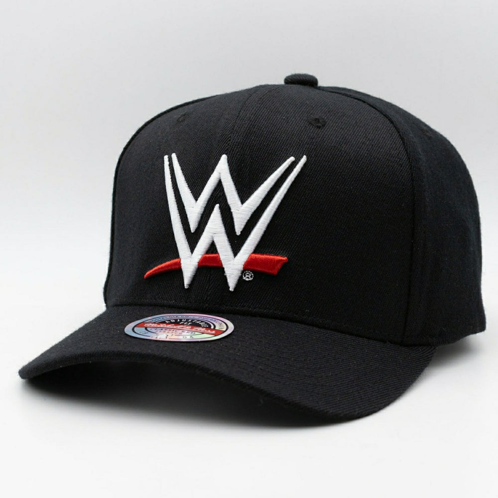 Throwback WWE Mitchell & Ness Classic Red Snapback Cap Black Classic