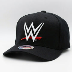 Throwback WWE Mitchell & Ness Classic Red Snapback Cap Black Classic