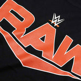 RAW Logo WWE T-Shirt Black Lifestyle