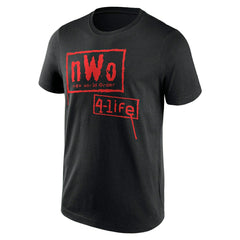 nWo Logo WWE T-Shirt Black Lifestyle