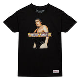 WrestleMania III Andre The Giant Mitchell & Ness WWE T-Shirt Black Taass for sale