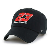 #23 Bubba Wallace '47 Clean Up Adjustable NASCAR Cap Black Taass for sale