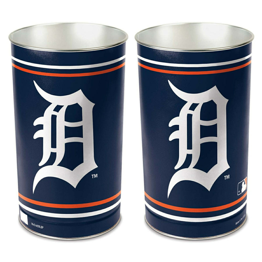 Detroit Tigers Baseball MLB Wastebasket Classic