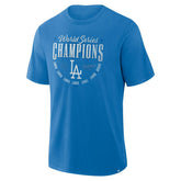 Los Angeles Dodgers Retro Stadium Slub MLB T-Shirt Blue Classic