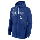 Los Angeles Dodgers Knockout Script MLB Full-Zip Hoodie Blue Taass for sale