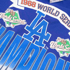 Los Angeles Dodgers 1988 World Series Champions MLB T-Shirt Blue Lifestyle