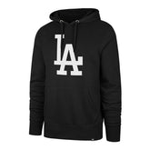Los Angeles Dodgers Logo Backer '47 Burnside MLB Hoodie Black Taass sale