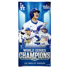 Los Angeles Dodgers 2024 World Series Champions MLB Beach Towel Taass for sale