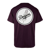 Los Angeles Dodgers Alternate Logo Backer '47 Echo MLB T-Shirt Purple Classic