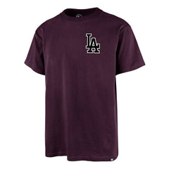 Los Angeles Dodgers Alternate Logo Backer '47 Echo MLB T-Shirt Purple Classic