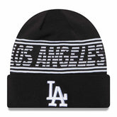 Los Angeles Dodgers Black Colorway 2024 MLB Clubhouse New Era Beanie Knit Fashion