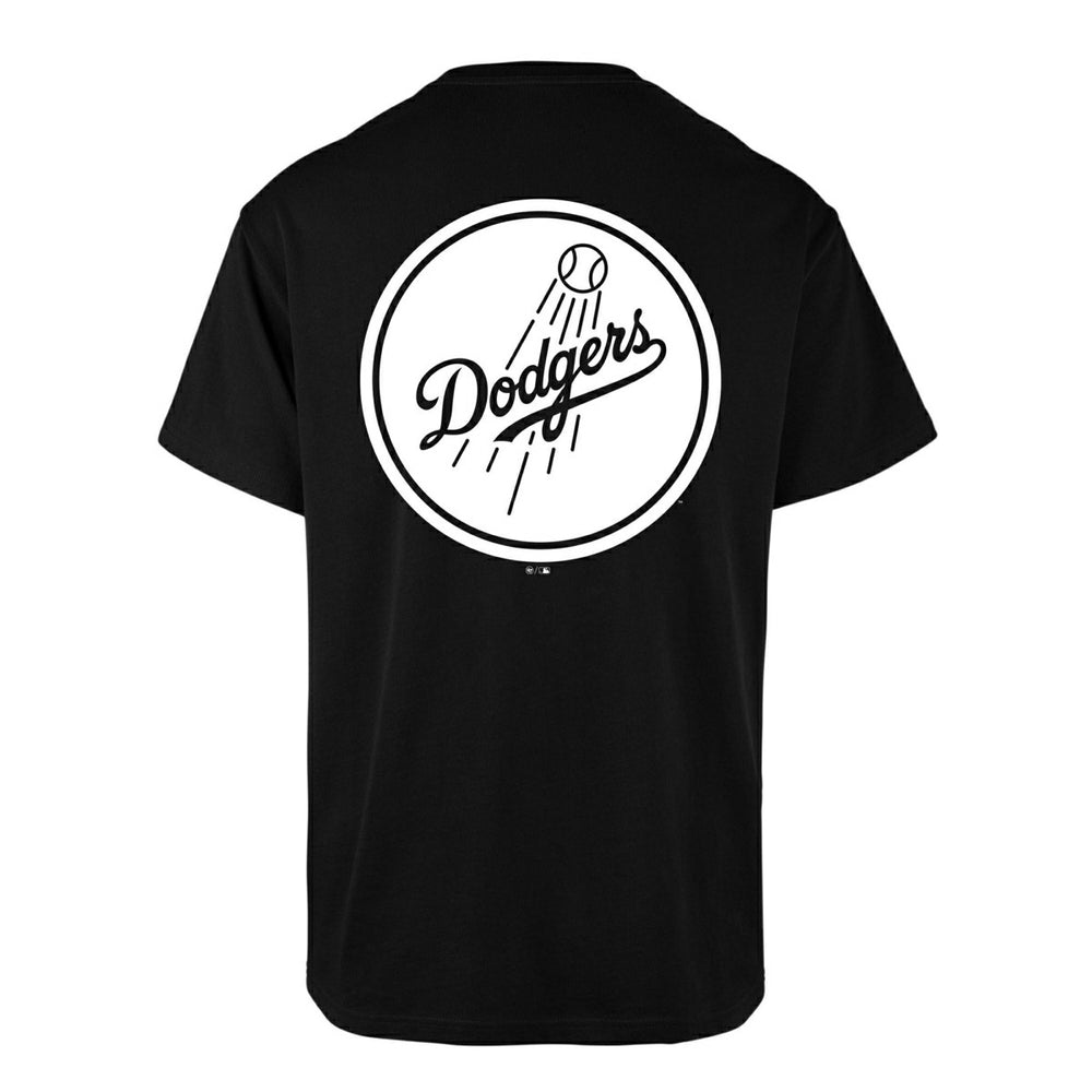 Los Angeles Dodgers Alternate Logo Backer '47 Echo MLB T-Shirt Black Taass for sale