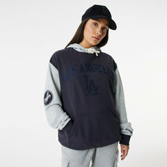 Los Angeles Dodgers Team Patch New Era Oversized MLB Hoodie Lifestyle
