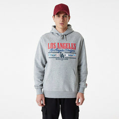 Los Angeles Dodgers Team Graphic New Era MLB Hoodie Gray Taass US