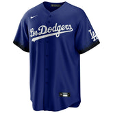 Los Angeles Dodgers Nike City Connect MLB Jersey Blue Fashion