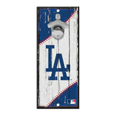 Los Angeles Dodgers WinCraft MLB Bottle Opener Sign Taass for sale