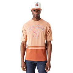 New York Yankees 1996 World Series New Era Oversized MLB T-Shirt Brown Fashion