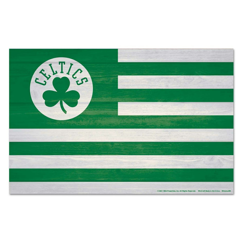 Boston Celtics Americana WinCraft NBA Wood Sign Taass US