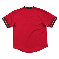 Chicago Bulls Unbeaten Mitchell & Ness NBA V-Neck Mesh Shirt Red Classic