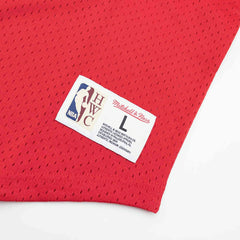 Chicago Bulls Unbeaten Mitchell & Ness NBA V-Neck Mesh Shirt Red Classic