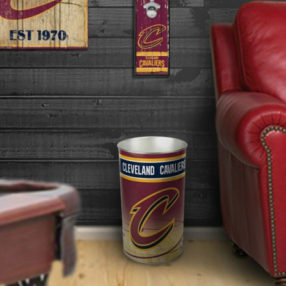 Chicago Bulls NBA Metal Wastebasket Fashion