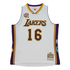 Pau Gasol #16 Los Angeles Lakers HOF 2001-19 Mitchell & Ness Swingman NBA Jersey Classic