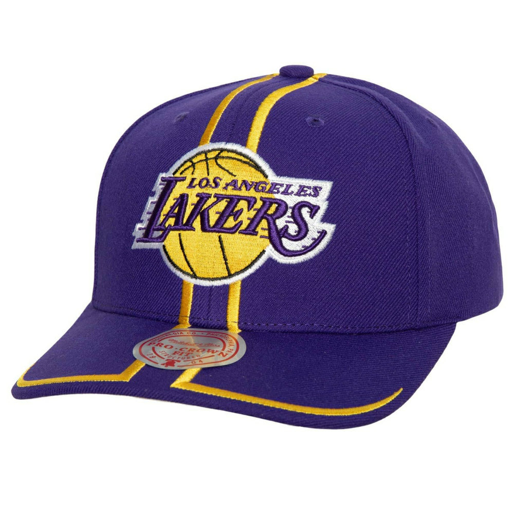 Los Angeles Lakers 1998 NBA Draft Mitchell & Ness Pro Crown Strapback Cap Lifestyle