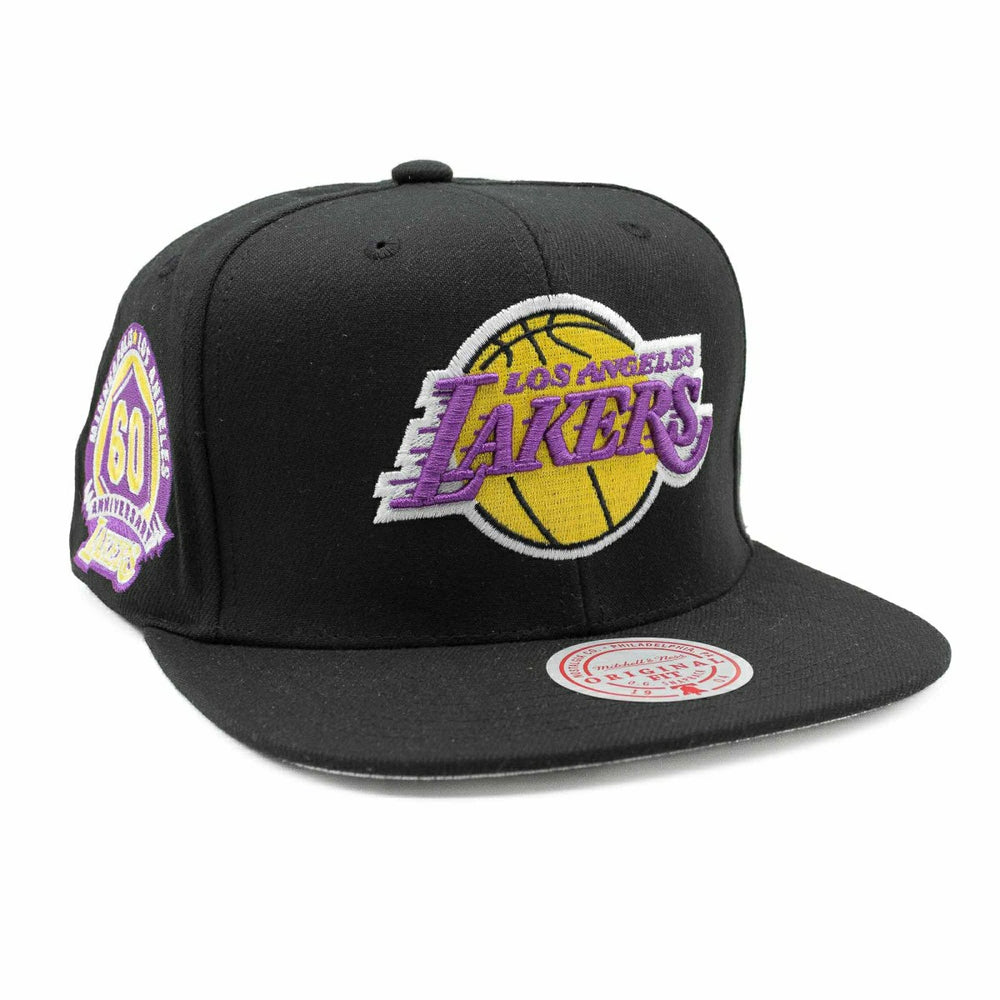 Los Angeles Lakers Neon Tropical Mitchell & Ness Snapback NBA Cap Taass sale