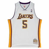 Robert Horry #5 Los Angeles Lakers 2002-03 Mitchell & Ness Swingman NBA Jersey White Lifestyle