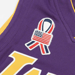 Shaquille O'Neal #34 Los Angeles Lakers 2001-02 Mitchell & Ness Authentic NBA Jersey Purple Taass sale