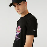 Los Angeles Lakers Futuristic New Era NBA T-Shirt Black Fashion