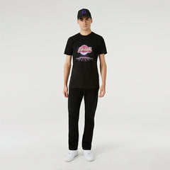 Los Angeles Lakers Futuristic New Era NBA T-Shirt Black Fashion