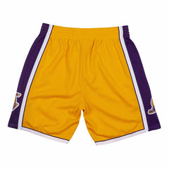 Los Angeles Lakers 2009-10 Mitchell & Ness Swingman NBA Shorts Yellow Taass sale