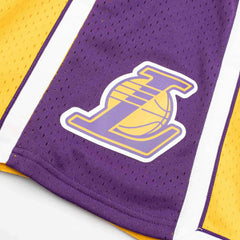 Los Angeles Lakers 2009-10 Mitchell & Ness Swingman NBA Shorts Yellow Taass sale
