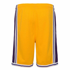 Los Angeles Lakers 1996-97 Youth Swingman NBA Shorts Yellow (YOUTH) Taass US
