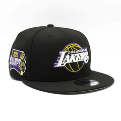 Los Angeles Lakers 2020 NBA Champs New Era 9FIFTY Snapback NBA Cap Black Classic