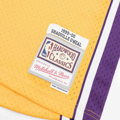 Shaq O'Neal #34 Los Angeles Lakers 1999-00 Mitchell & Ness Swingman NBA Jersey Yellow Classic