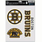 Boston Bruins Multi-Use NHL Decals Set (3 Pcs.) Taass sale