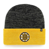 Boston Bruins '47 Two-Tone Brain Freeze Beanie NHL Knit Hat Taass US