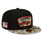 Arizona Cardinals 2021 NFL On-Field Salute to Service New Era 59FIFTY Fitted Cap Taass for sale