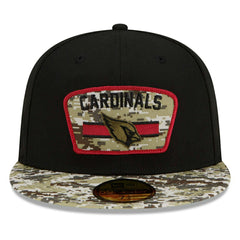 Arizona Cardinals 2021 NFL On-Field Salute to Service New Era 59FIFTY Fitted Cap Taass for sale